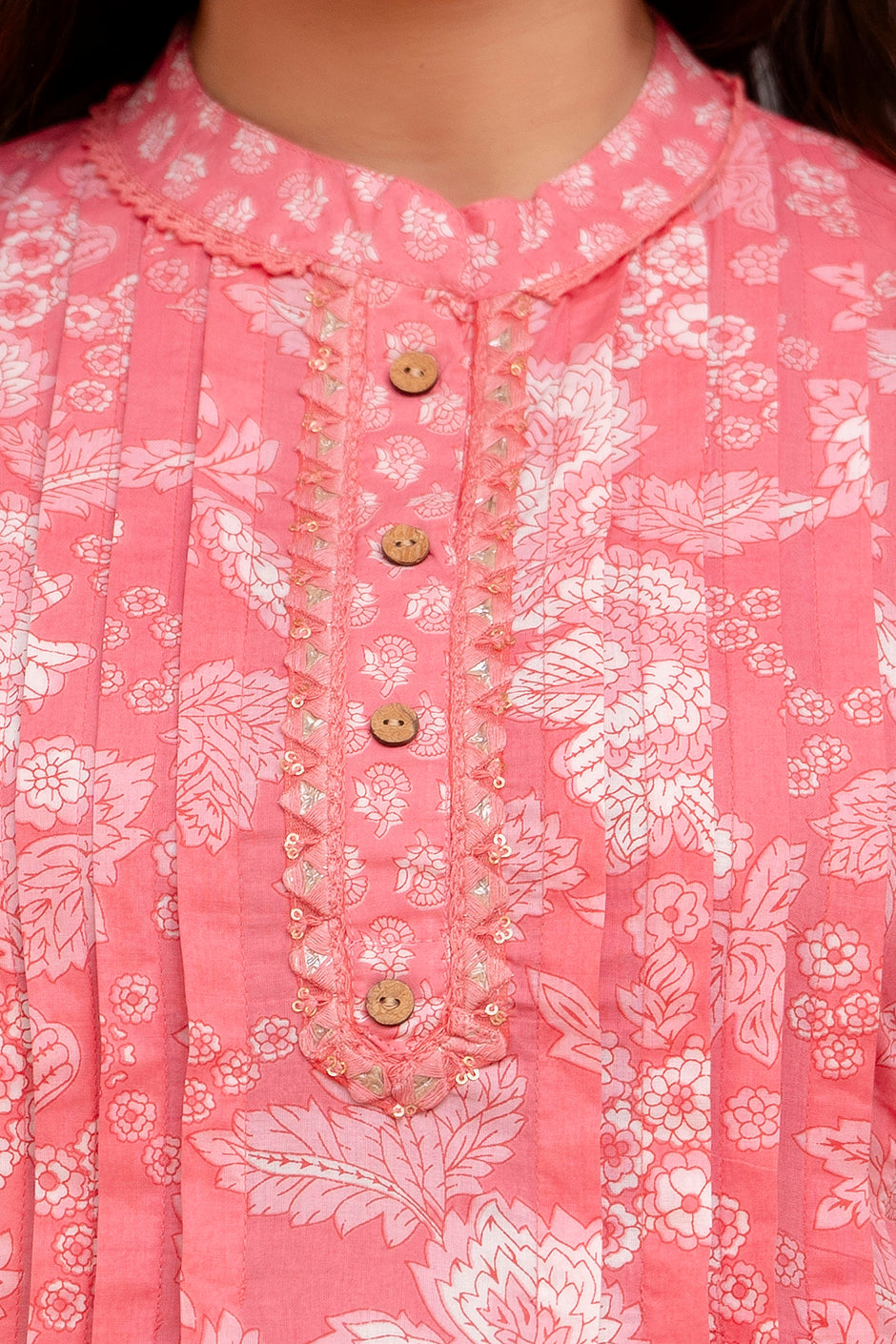 Women Coral Floral Printed Coord Set